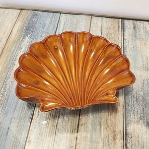 Bermuda Pottery seashell dish great for beach or shore themed home